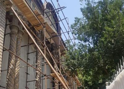 پیشرفت 50 درصدی عملیات مرمت وسامان دهی خانه تاریخی امین التجاراصفهان