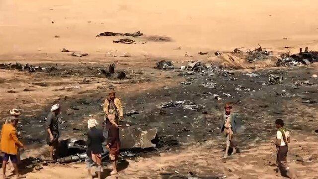 فیلم ، لحظه ساقط شدن جنگنده تورنادو ، اولین تصاویر کادر جنگنده سعودی