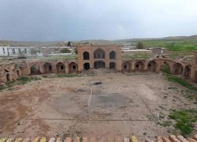 شروع عملیات مرمتی کاروانسرای شوریاب شهرستان فیروزه