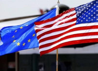 نشست آشتی کنان امریکا با اتحادیه اروپا