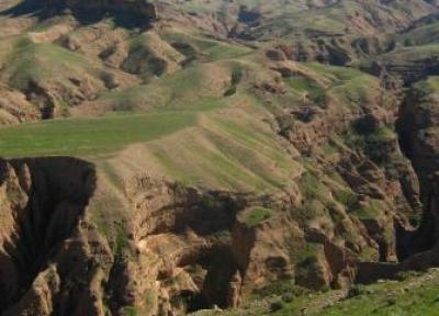 دره توبیرون دزفول ، حاصل هزاران سال فرسایش آبی