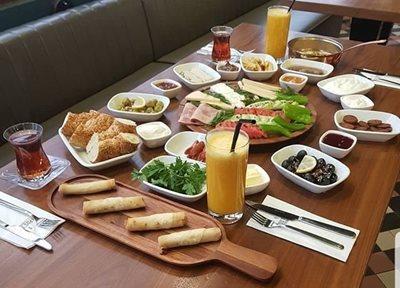 رستوران آپستروف ، صبحانه های اصیل ترکی