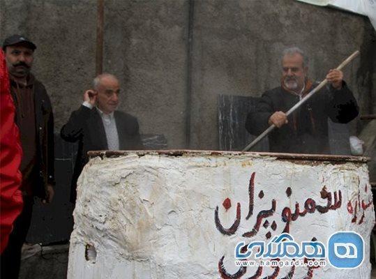 جشنواره پخت 700 کیلوگرم سمنو در تهران برگزار گردید
